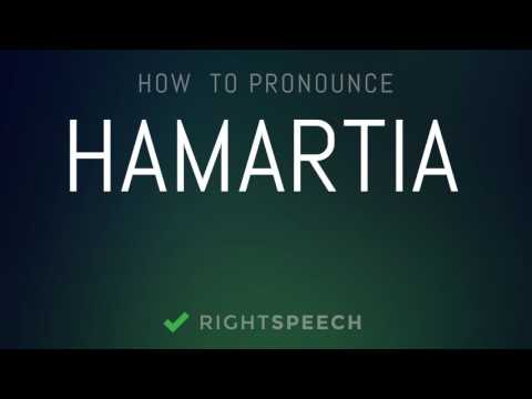 Hamartia - How to pronounce Hamartia