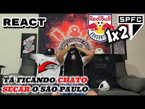 REACT Bragantino 1x2 São Paulo - SÃO PAULO NÃO QUER PERDER MAIS E ESTÁ NA SEMIFINAL DO PAULISTÃO