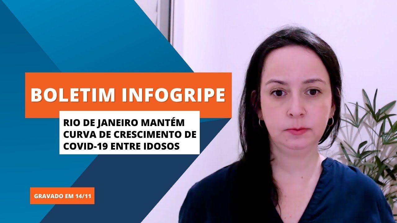 InfoGripe: Rio de Janeiro mantém curva de crescimento de Covid-19 entre idosos