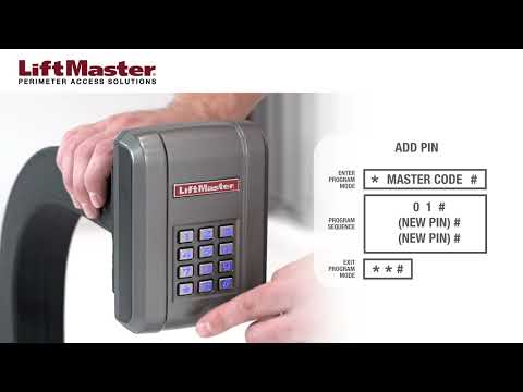 How to Program KPW5 and KPW250 Wireless Keypads to a Gate Operator