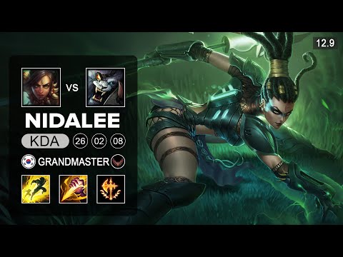 Nidalee vs Rengar Top - KR Grandmaster - Patch 12.9 Season 12