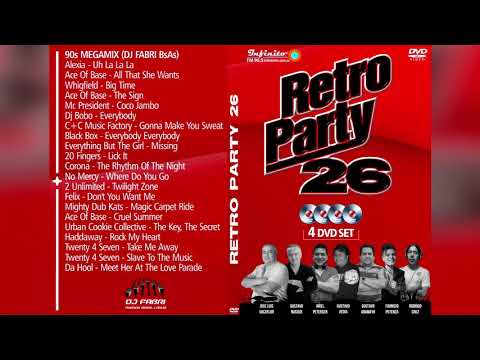 RETRO MIX 90's DANCE CLASSICS (PARTY MEGAMIX) [DJ FABRI & VJ LE SALT]