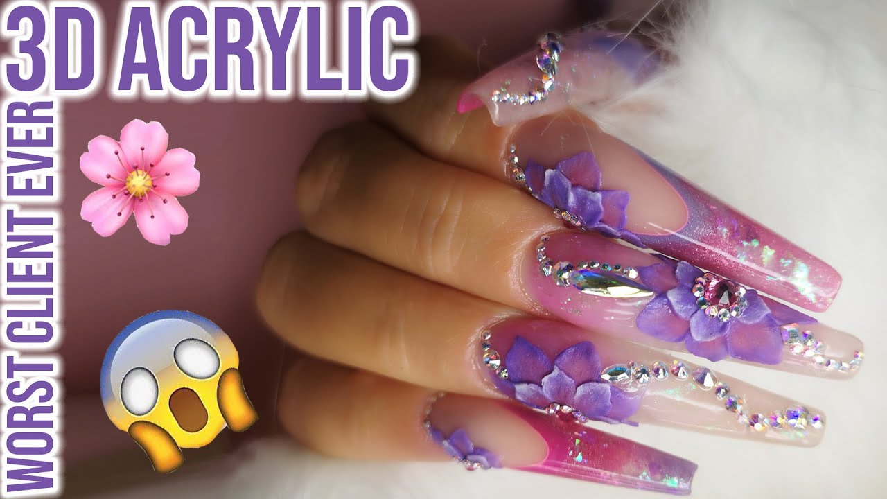 3D Two-Tone Acrylic Flowers Worst Client Part 4