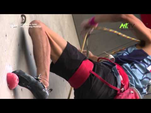 IFSC Climbing World Cup Mokpo 2013 - Lead - MEN'S FINAL - Sachi AMMA - Japan