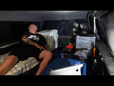 Solo Overnight Truck Camping In A Severe Thunderstorm