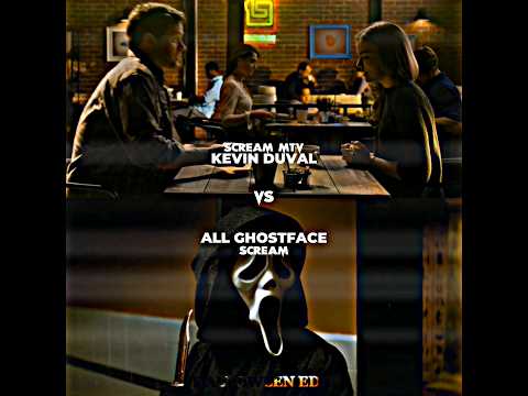 Kevin Duval ( Scream Mtv ) vs All Ghostface ( Scream ) #ghostface #scream