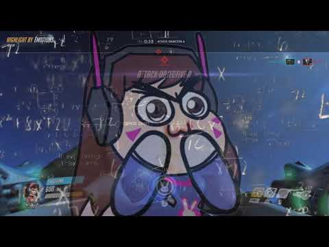 900 IQ D.VA BOMB! - Overwatch Amazing Play!