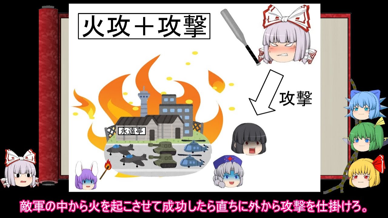 【ゆっくり解説】孫子十三篇（火攻篇第十二）