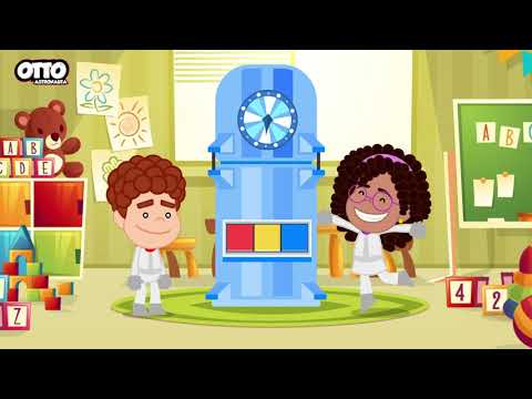 Cores primárias e secundárias (Misturar cores) - Otto Astronauta - Educação Infantil
