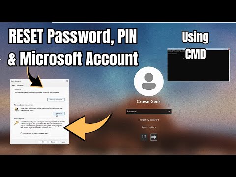 Reset Forgotten Windows 11 Password, PIN and Microsoft Account without any Software