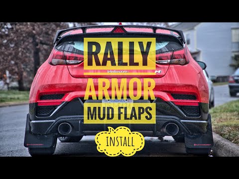 Veloster N Rally Armor Mud Flap Install