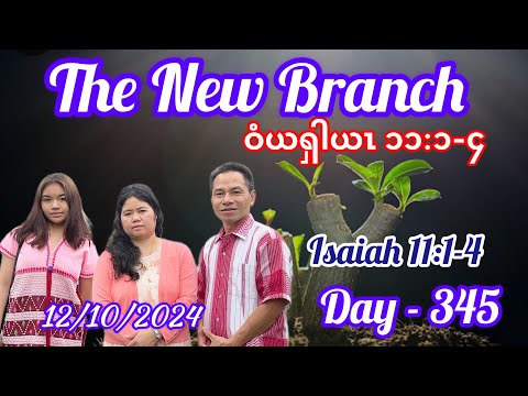 Day- 345 ( The New Branch ) Isaiah 11:4  God Bless You Amen 🙏 Hallelujah 12/10/2024