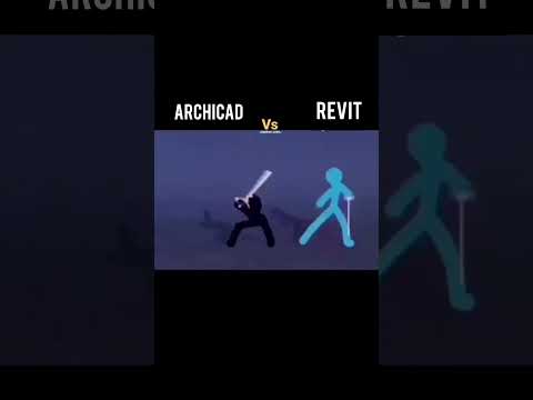 #revit2024vs #Archicad #shorts Revit vs Archicad 😁