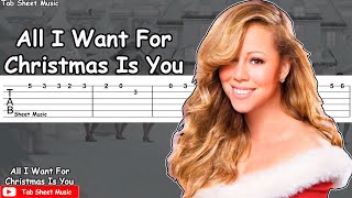 Mariah Carey - All I Want For Christmas Is You Guitar Tutorial