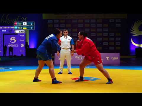 Final Sport Sambo 80+ Kg Women,   ARTOSHINA Olga (RSF) VS KONOVYCH Anastasiia (UKR)