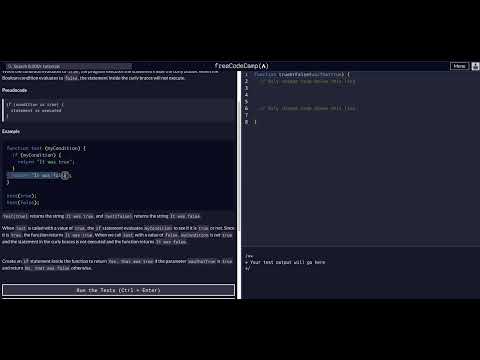 Use Conditional Logic With If Statements Free Code Camp Help Basic Javascript Algorithms Data