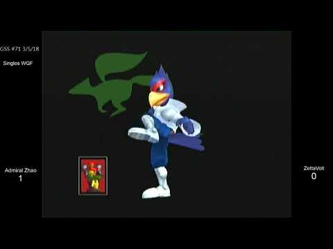 GSS 71 SSBM - Admiral Zhao (Samus) vs. ZettaVolt (Falco) - Melee WQF