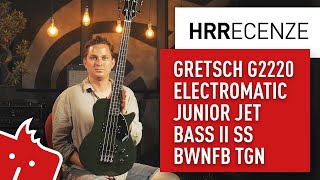 Video thumbnail for HRR: Gretsch G2220 Electromatic Junior Jet Bass II SS BWNFB TGN by Kytary.cz
