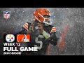 SNOWFALL HITS Pittsburgh Steelers Vs Cleveland Browns FULL GAME NFL 2024 Season Week 12