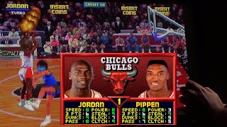Michael Jordan in NBA Jam! (NBA Jam Rewind hack in MAME)