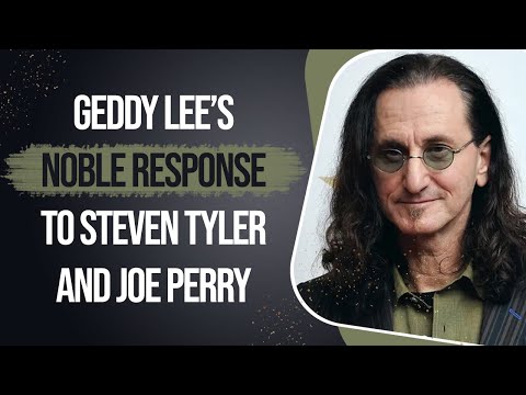 Geddy Lee’s Noble Response To Steven Tyler And Joe Perry