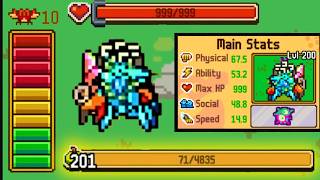 10 Crab Points, Level 201, 999 MAX HP.... The God Run! | Everything is Crab