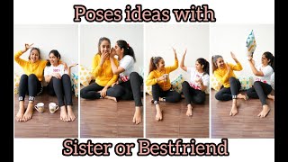 Poses ideas with Sister or Bestfriend ❤️ | Beingnavi | Vaishnavi Naik #shorts
