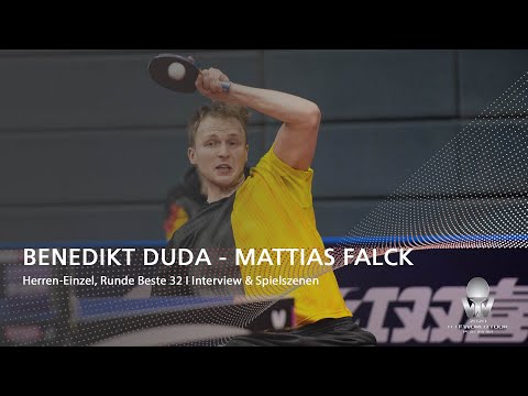 Benedikt Duda - Mattias Falck I German Open 2020 - Herren-Einzel, Runde Beste 32