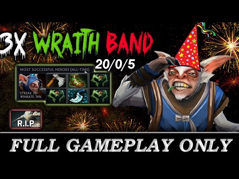 3x Wraith Band, Wraith Band Meta is Back? 20 Kill 0 Death against Sven - Full Gameplay Meepo #291