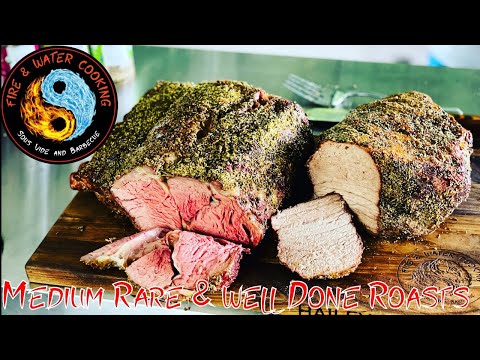 Cooking Both Medium Rare and Well Done roasts Using...