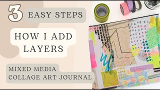 3 Easy Steps to Mixed Media Collage Art Journals | Collage Basics Tutorial