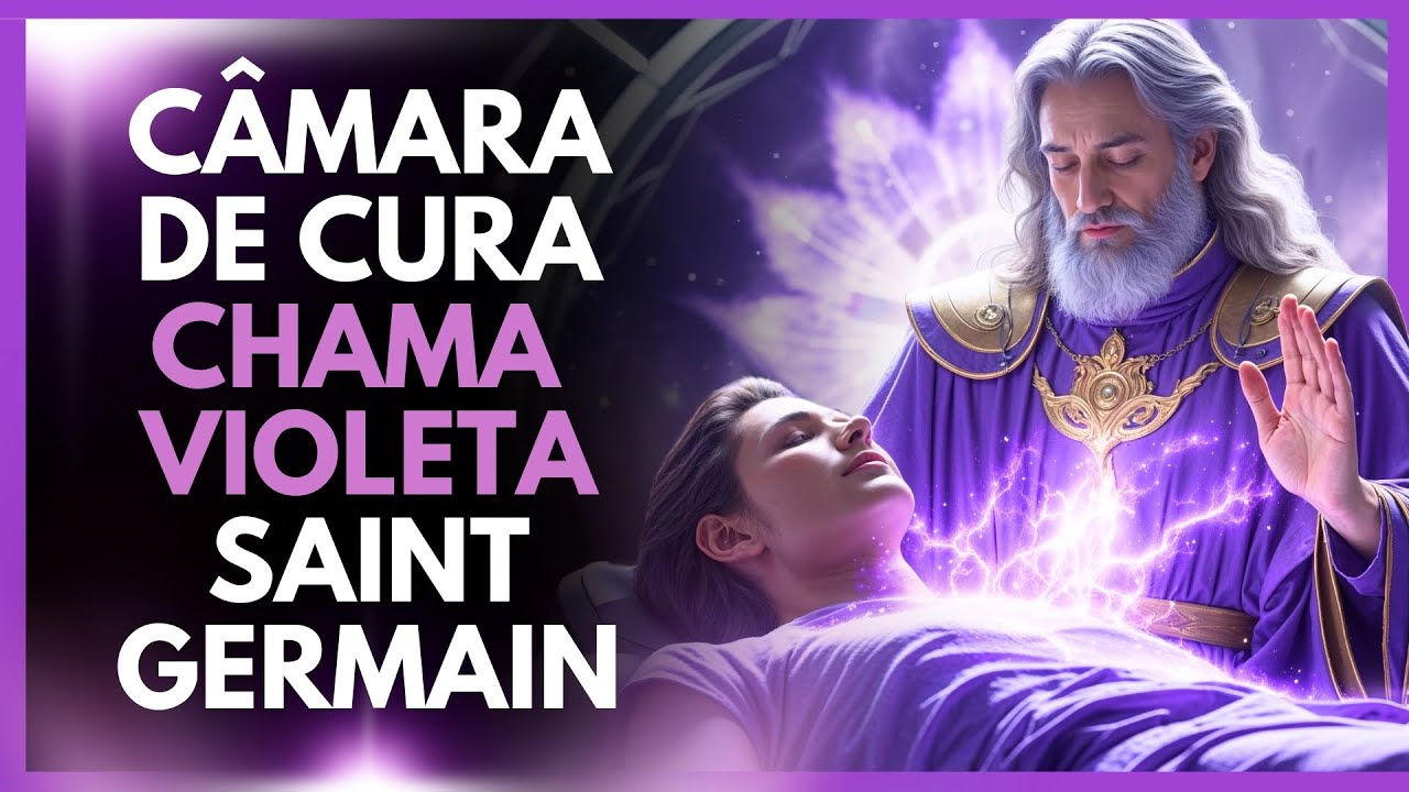 💜 Câmara de Cura com Saint Germain: Limpeza Poderosa Para Te Renovar por COMPLETO! Chama Violeta!