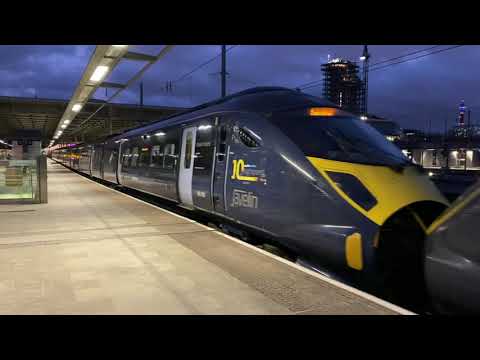 Southeastern Highspeed Hitachi Class 395 departing St Pancras International