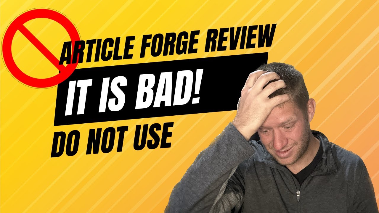 Article Forge AI Review - Exposed - Do Not Use Article Forge