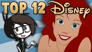 My TOP 12 Favorite 2-D Animated DISNEY Films