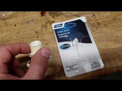 RV Fresh Water Drain Valve Replacement Camco 22243