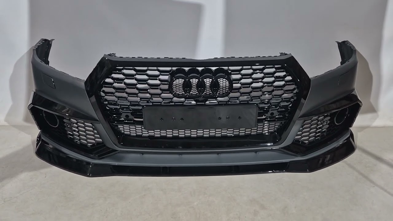 Audi Q5 2017-2025 рр. Передній бампер RSQ-Style (2017-2020) Video 1
