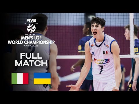 Italy vs. Ukraine - Pool D | Men's U21 World Champs 2025 - Full Match