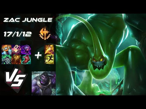 JUNGLE Zac vs Dr. Mundo - EU Grandmaster Patch 25.S2.5