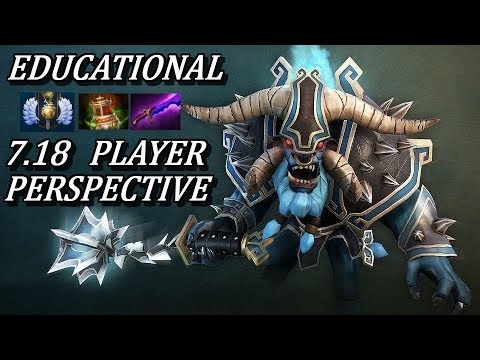 Dota 2 EDUCATIONAL Position 4 Support & Spirit Breaker Replay Commentary