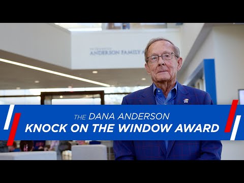 The Dana Anderson Knock on the Window Award | KU Business