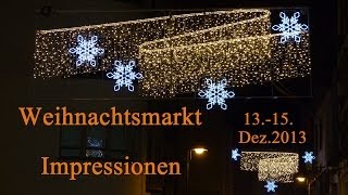 preview picture of video 'Weihnachtsmarkt Impressionen - Bingen am Rhein 2013'