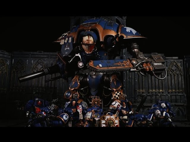 Vídeo relacionado con TOYVERSE JOYTOY Figura de acción 1/18 Warhammer 40,000, Caballero Imperial de la Casa Terryn, Modelo de personaje con articulaciones móviles, Edades 15+