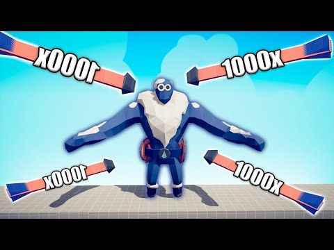 ICE GIANT vs 2x 1000x OVERPOWERED UNITS - TABS | Totally Accurate Battle Simulator 2023