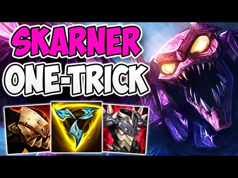 THIS IS HOW A CHALLENGER SKARNER ONE-TRICK CARRIES GAMES! | CHALLENGER SKARNER JUNGLE | 12.18 S12