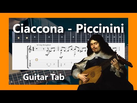 Ciaccona - Alessandro Piccinini - Guitar TAB