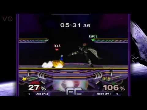 MELEE-FC 10R - Singles Bracket: Kage (Ganondorf) vs. Axe (Pikachu) - SSBM