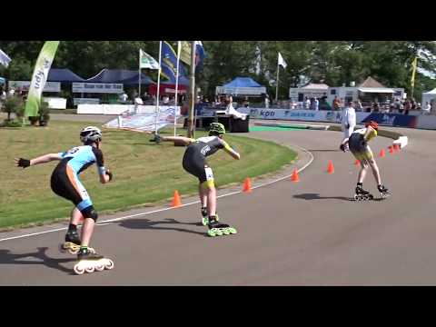 kadetten jongens one lap series 1  - KPN NK INLINE SKATEN 2019