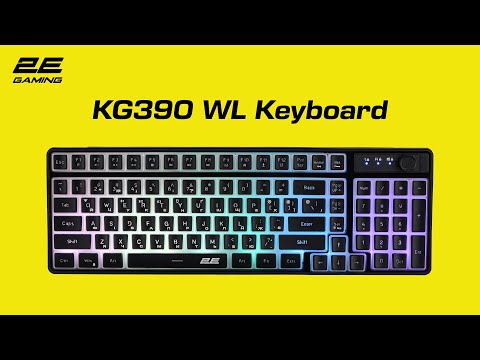 2E KG390 RGB WL Wireless Eng/Rus/Ukr Black 2E KG390 RGB WL Wireless Eng/Rus/Ukr Black