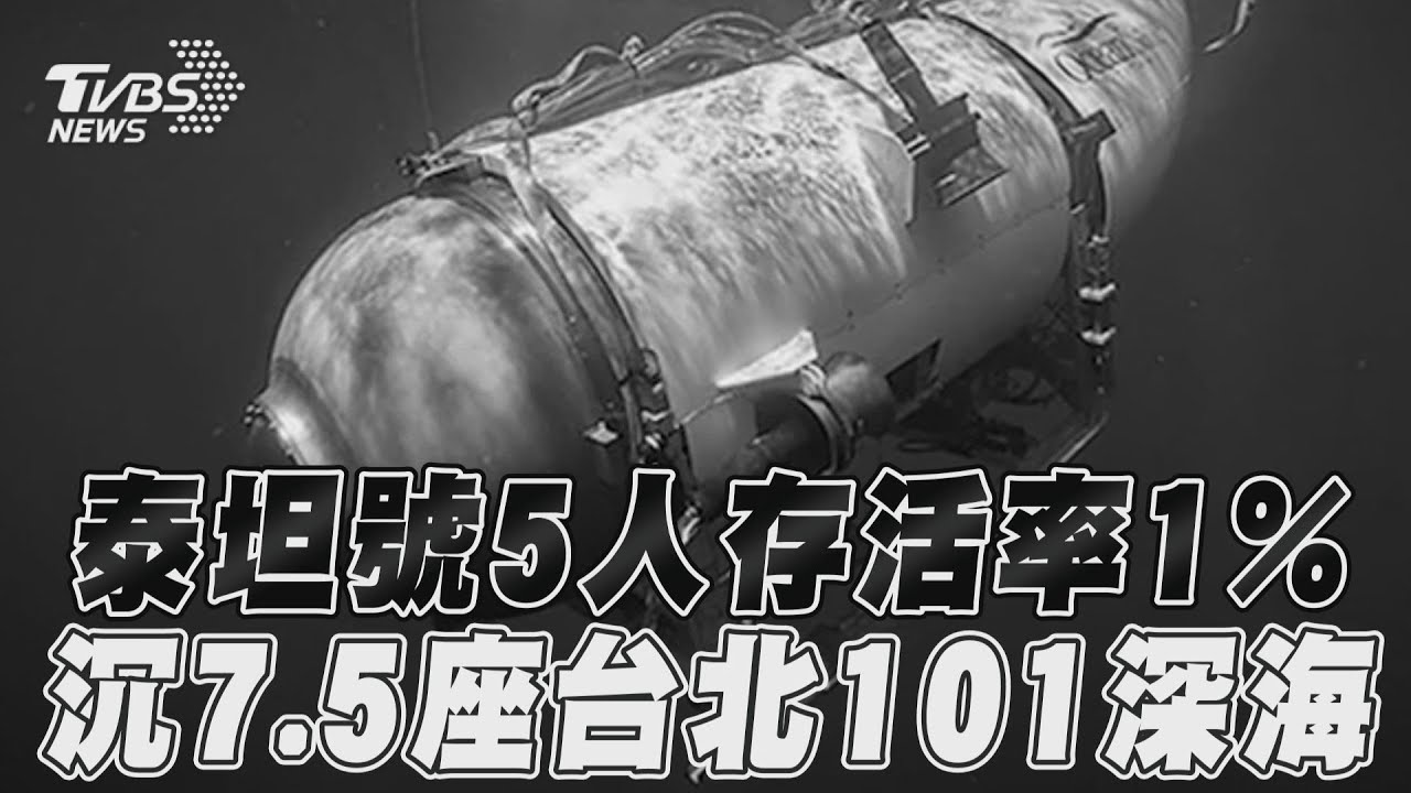 祈福!鐵達尼潛水器氧氣已耗盡 「泰坦5人」面臨窒息危機